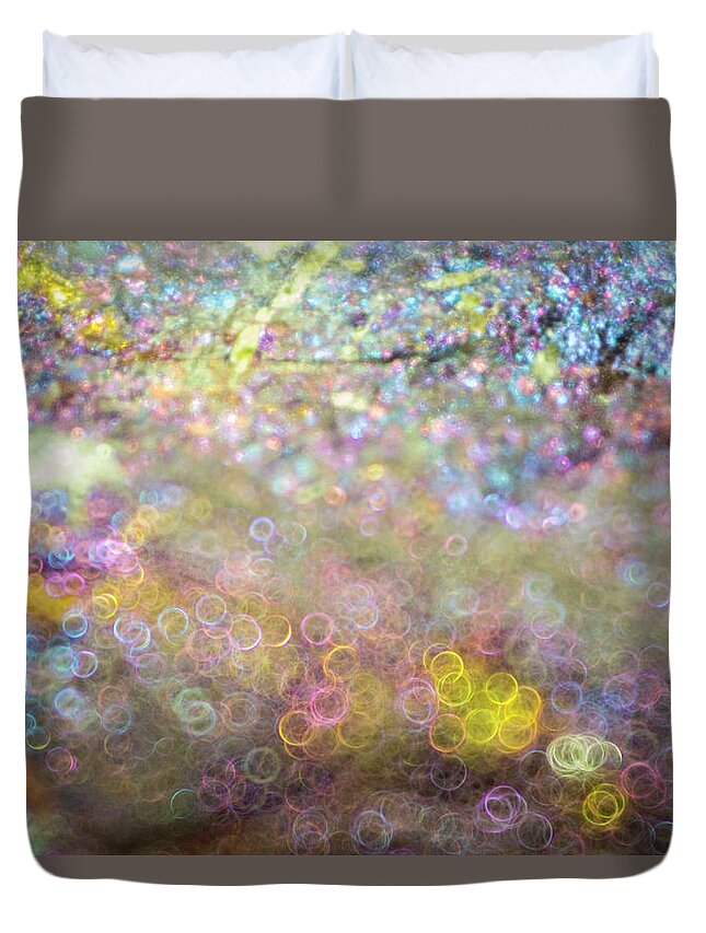Design Duvet Cover featuring the photograph Rings by Maria Dimitrova