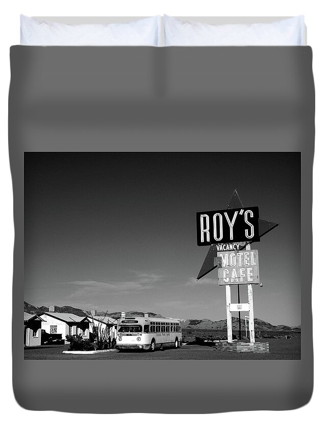 California Duvet Cover featuring the photograph Roy's by Mark Gomez