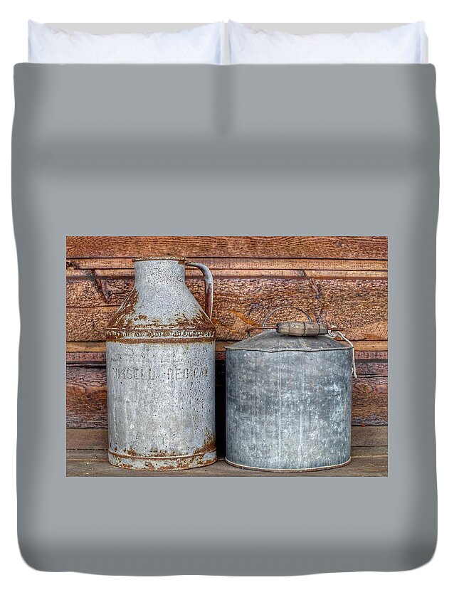 Texas Duvet Cover featuring the photograph Russell by Gia Marie Houck