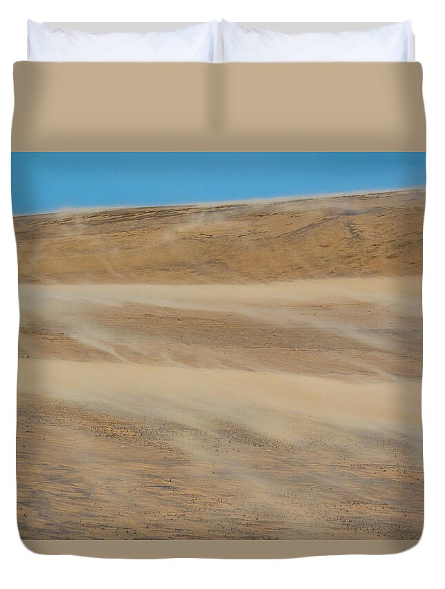 Outer Banks Duvet Cover featuring the photograph Sands of Time by Melissa Southern