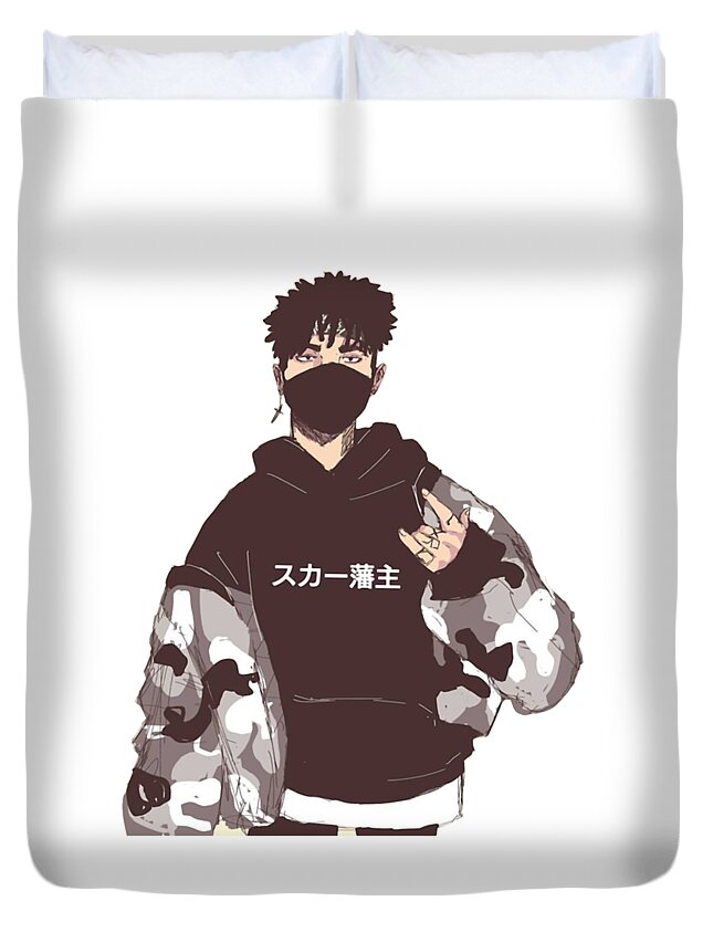 Scarlxrd Hype Duvet Cover by Cerry Bell - Pixels