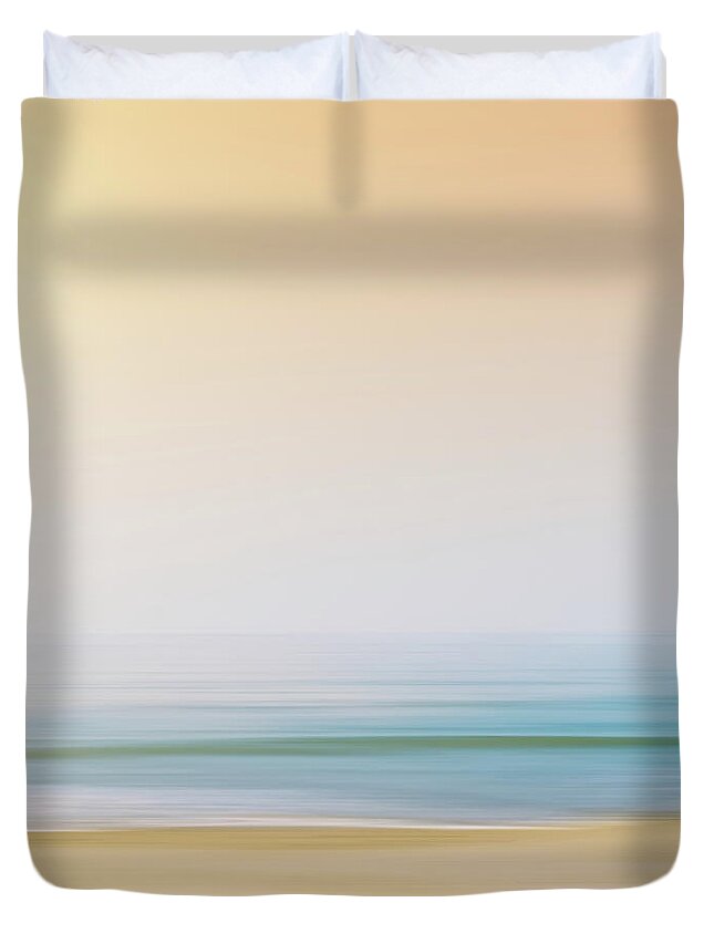 Seashore Duvet Cover featuring the photograph Seashore by Wim Lanclus