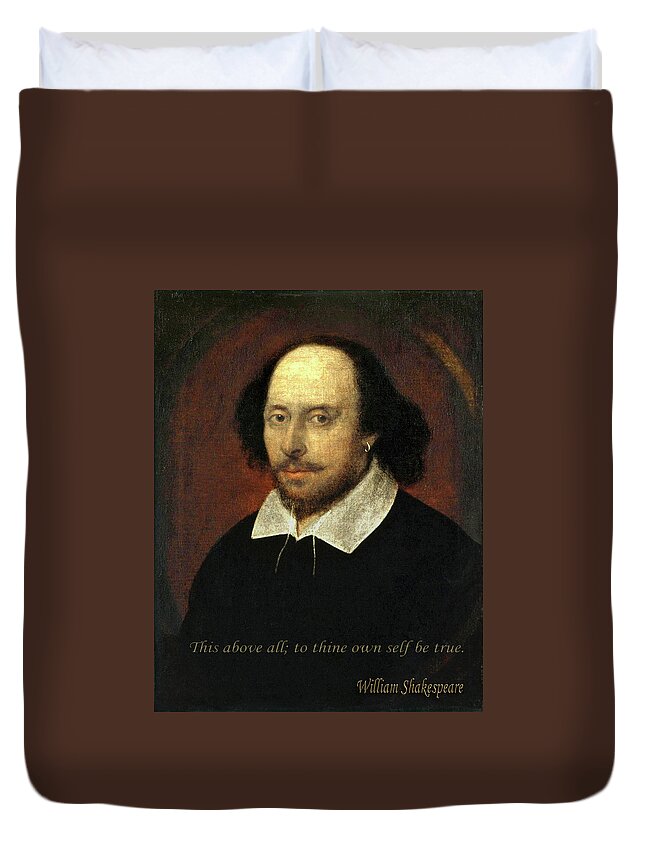 Shakespeare Duvet Cover featuring the photograph Shakespeare 6 by Andrew Fare