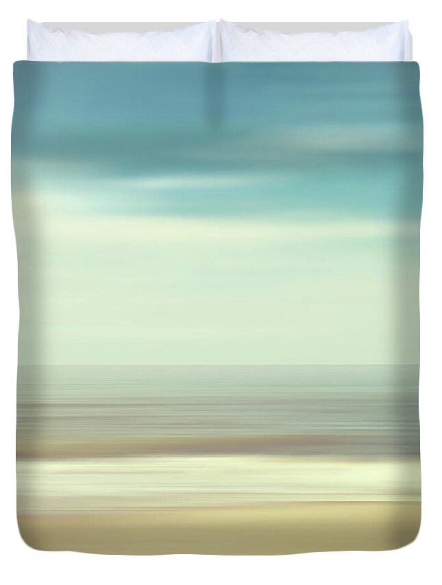Shore Duvet Cover featuring the photograph Shore by Wim Lanclus
