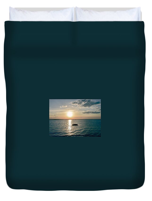 Simple Days Duvet Cover featuring the photograph Simple days by Christina McGoran