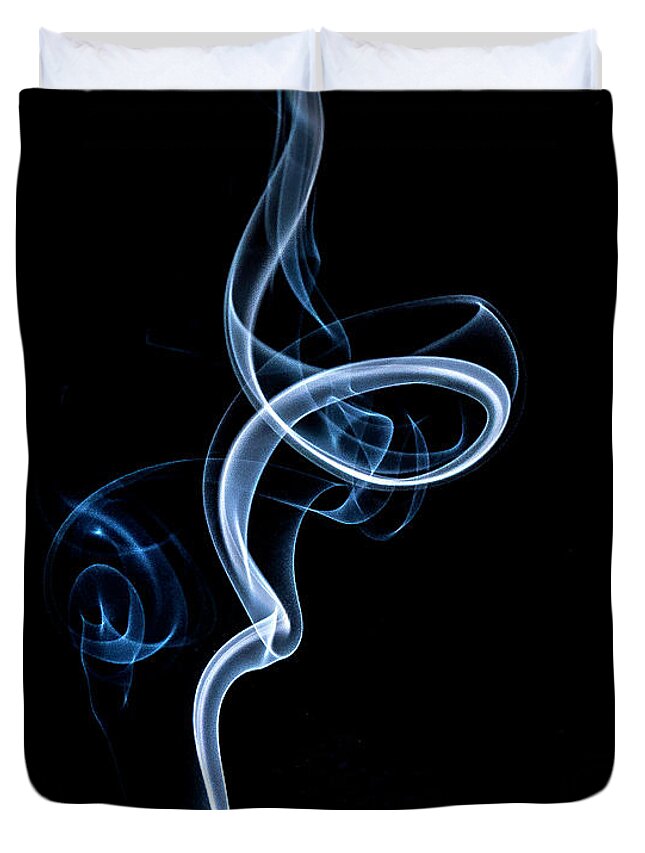 Smoke Duvet Cover featuring the photograph Smoke Magic by Pete Rems