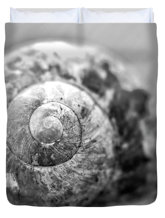 Snail Duvet Cover featuring the photograph Snails house by MPhotographer