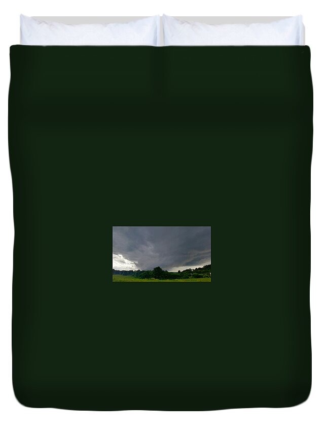 Weather Duvet Cover featuring the photograph Southern Tennessee Thunderstorm by Ally White