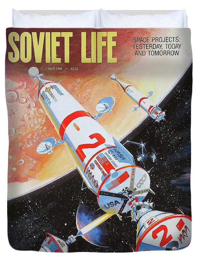 Ussr Duvet Cover featuring the photograph Soviet Life by Joe Schofield
