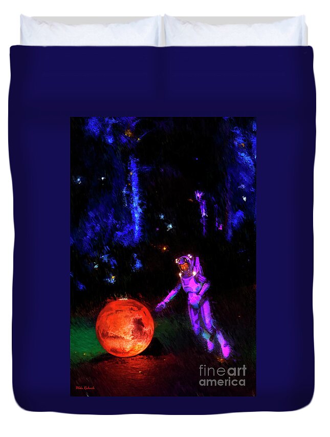 Space Duvet Cover featuring the photograph Space Ball Of Power by Blake Richards
