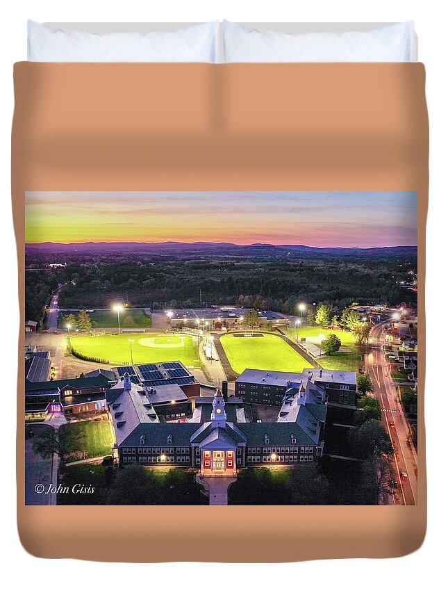  Duvet Cover featuring the photograph Spaulding by John Gisis