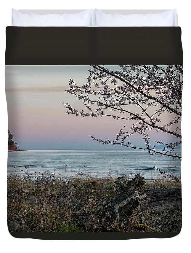 Spring Duvet Cover featuring the photograph Spring Morning in Parksville by Randy Hall