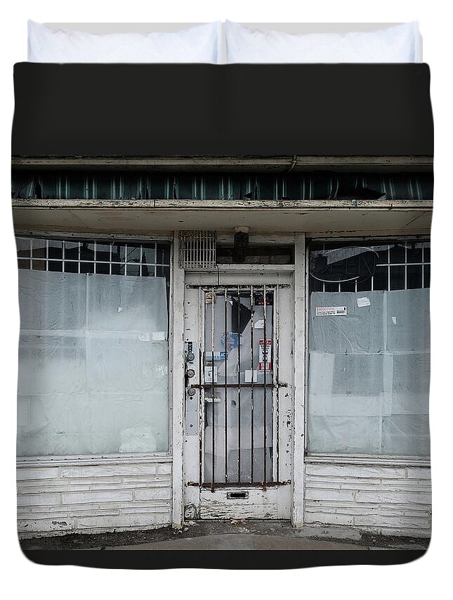 Urban Duvet Cover featuring the photograph Stable Economy by Kreddible Trout