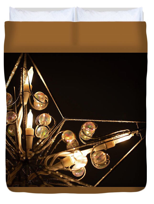 Star Duvet Cover featuring the photograph Star Light by Lora J Wilson