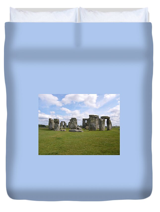 Stonehenge Duvet Cover featuring the photograph Stonehenge 2 by Lisa Mutch