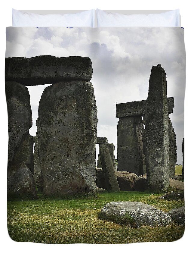 Ireland Duvet Cover featuring the photograph Stonehenge Ireland by Joelle Philibert