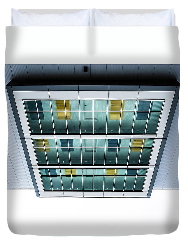Architecture Duvet Cover featuring the photograph Storage by Len Tauro