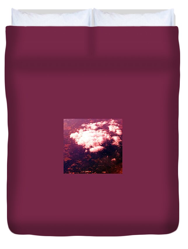  Duvet Cover featuring the photograph Stormy eyeee by Trevor A Smith