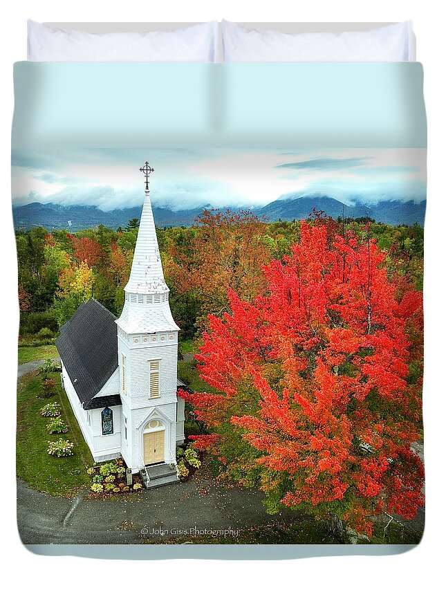  Duvet Cover featuring the photograph Sugar Hill by John Gisis