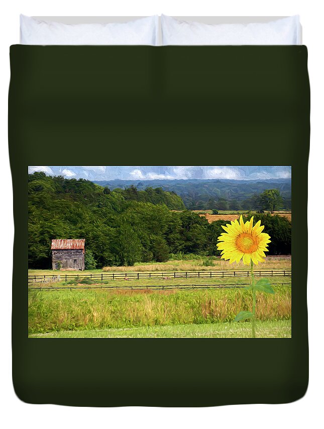 Summer Duvet Cover featuring the photograph Summer Afternoon by Art Cole