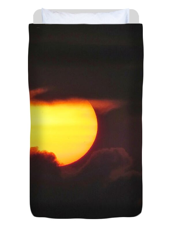 Close Of Day Duvet Cover featuring the photograph Sunset - Stavanger, Norway 1 by World Reflections By Sharon