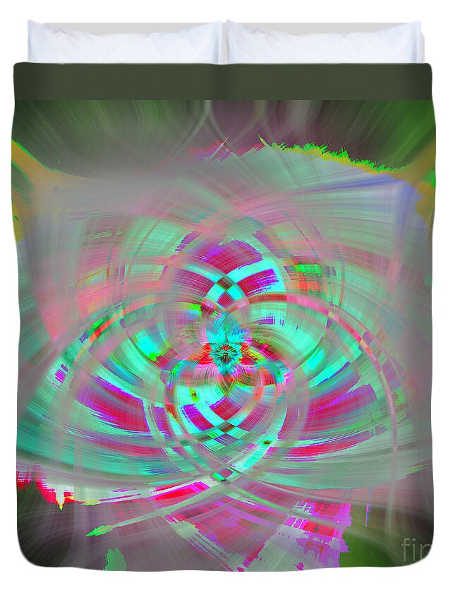 Abstract Duvet Cover featuring the photograph Surreal by Cathy Donohoue