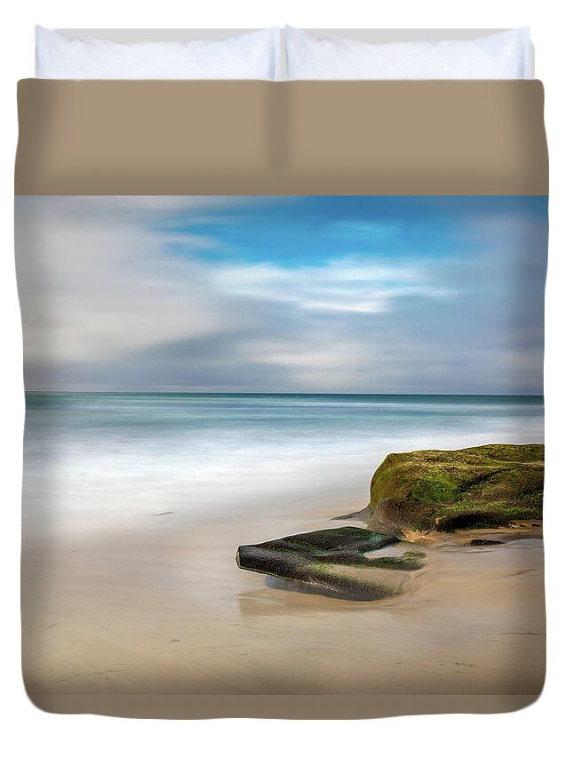 Beach Duvet Cover featuring the photograph Surrounding you with Love by Peter Tellone