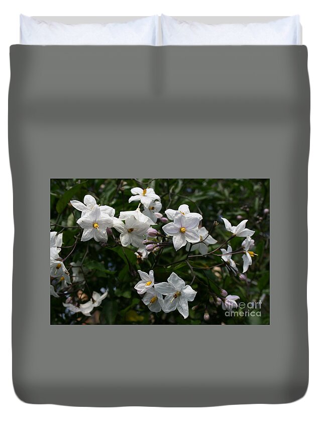  Duvet Cover featuring the photograph Sweet Jasmine by Cynthia Marcopulos