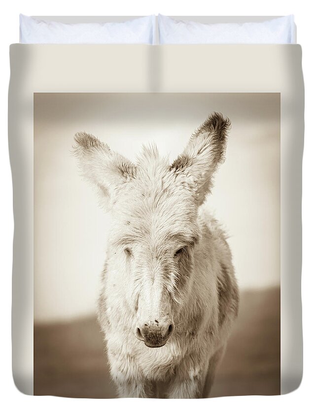 Wild Burros Duvet Cover featuring the photograph Sweetness by Mary Hone