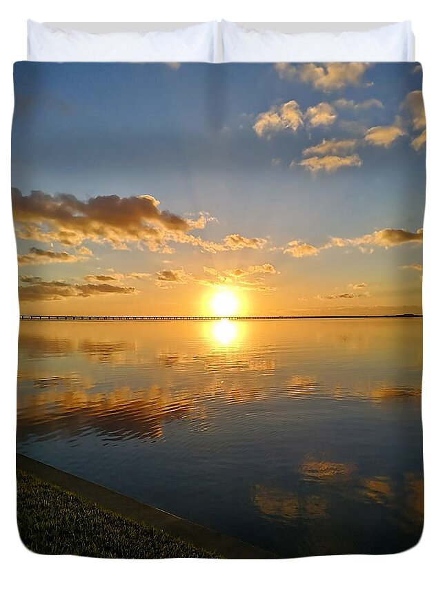 Tampa Duvet Cover featuring the photograph Tampa Bay Florida Photo 174 by Lucie Dumas