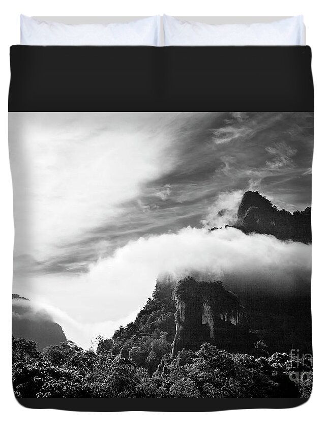 Ethnicity Duvet Cover featuring the photograph Thailand Mystery by Craig Lovell