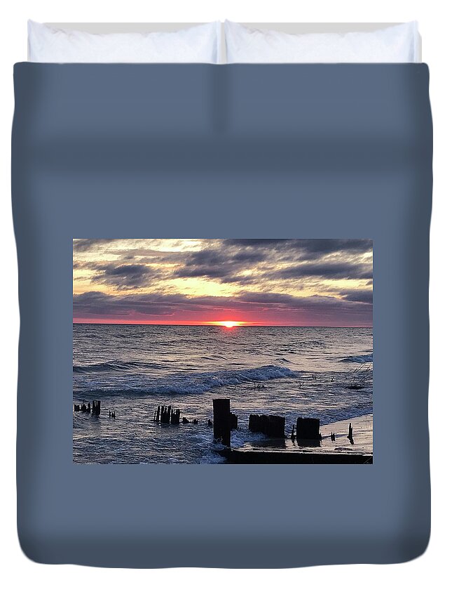 Photography Duvet Cover featuring the photograph The Curve by Lisa White