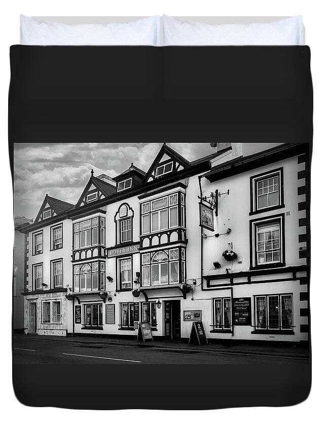 Aberdovey Duvet Cover featuring the photograph The Dovey Inn by Mark Llewellyn