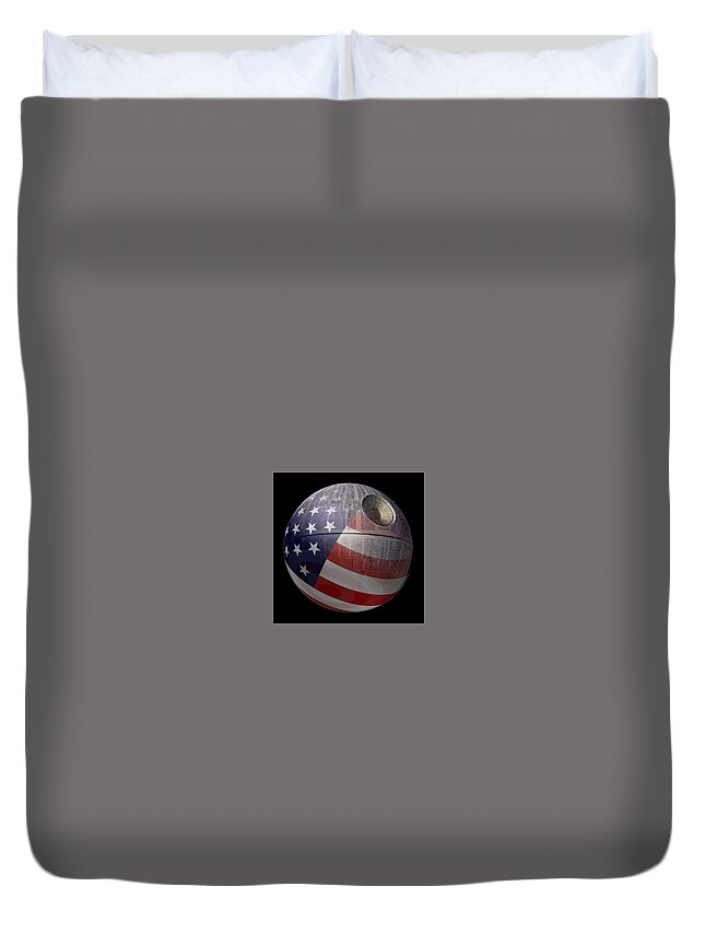 Us Empire Duvet Cover featuring the digital art The New Empire by John Parulis