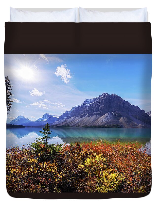Autumn Duvet Cover featuring the photograph The Plan by Chad Dutson