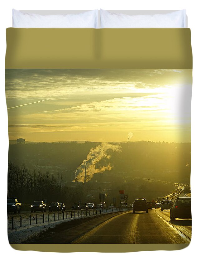 Road Duvet Cover featuring the photograph The Road Home by Montez Kerr
