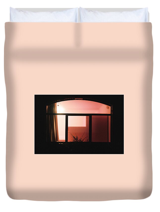 Window Duvet Cover featuring the photograph The window by Barthelemy De Mazenod