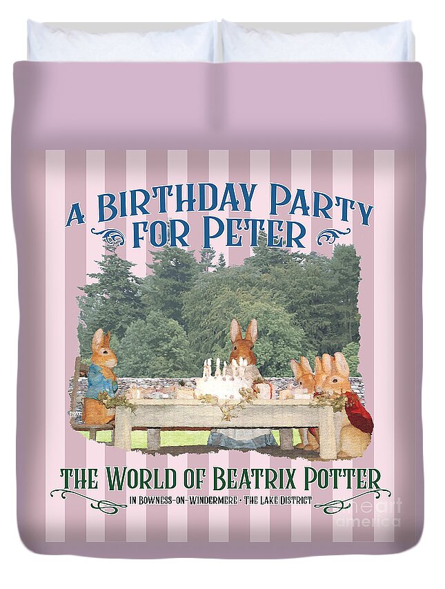 Beatrix Potter Duvet Cover featuring the photograph The World of Beatrix Potter by Brian Watt