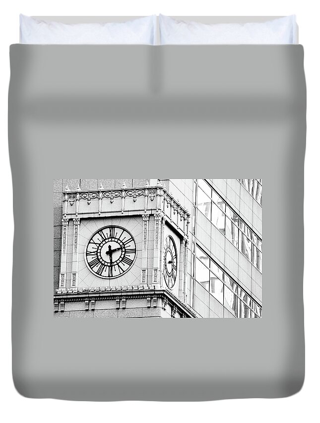  Duvet Cover featuring the photograph Time Keeper by Eena Bo