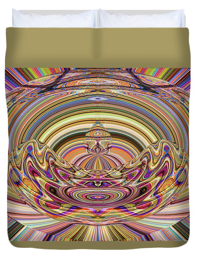 Tom Stanley Janca Abstract 5349pa2 Duvet Cover featuring the digital art Tom Stanley Janca Abstract 5349pa2 by Tom Janca
