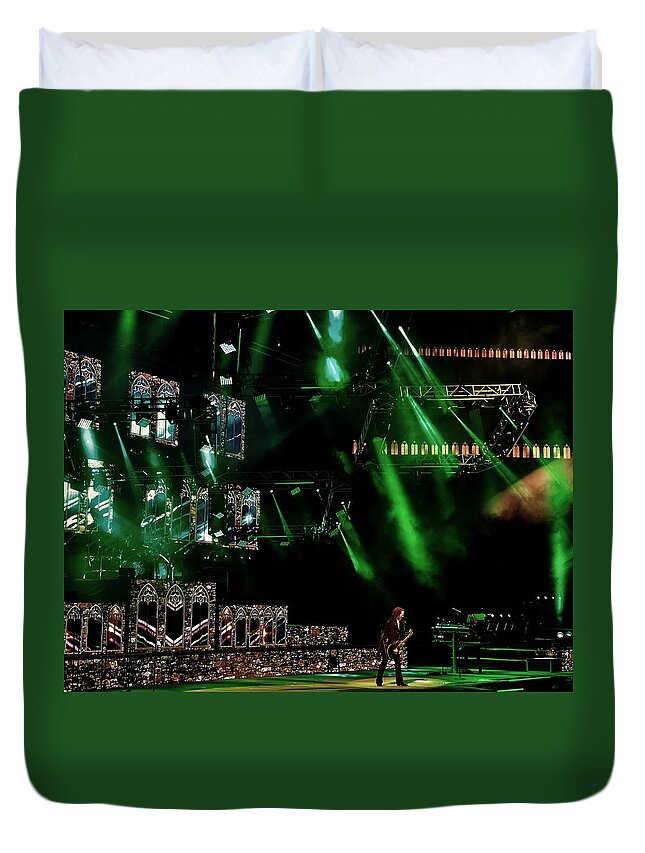 Photograph Entertainment Tso Duvet Cover featuring the photograph TSO in Concert by Beverly Read