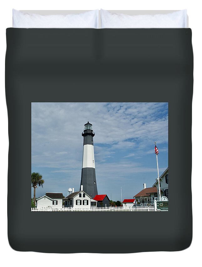  Duvet Cover featuring the photograph Tybee by Annamaria Frost