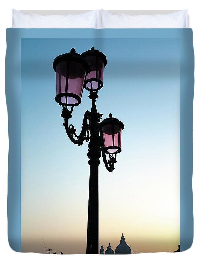 Italy Duvet Cover featuring the photograph Venice in the Evening by Andy Myatt