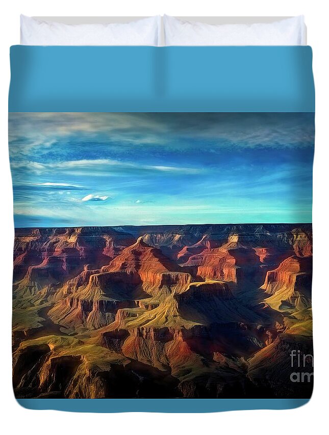 Jon Burch Duvet Cover featuring the photograph Verkamp Sunset by Jon Burch Photography