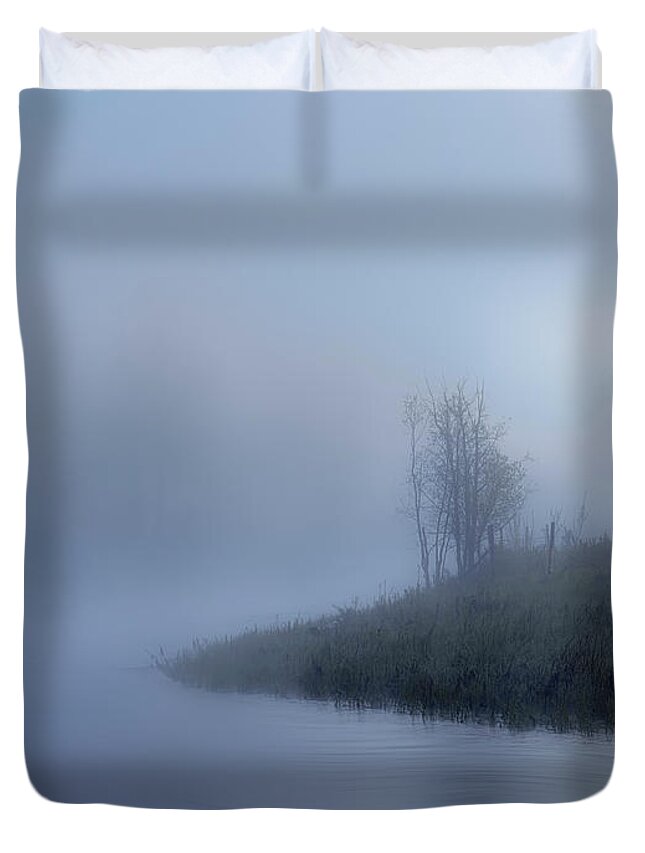 Landscape Duvet Cover featuring the photograph Water by Dan Jurak
