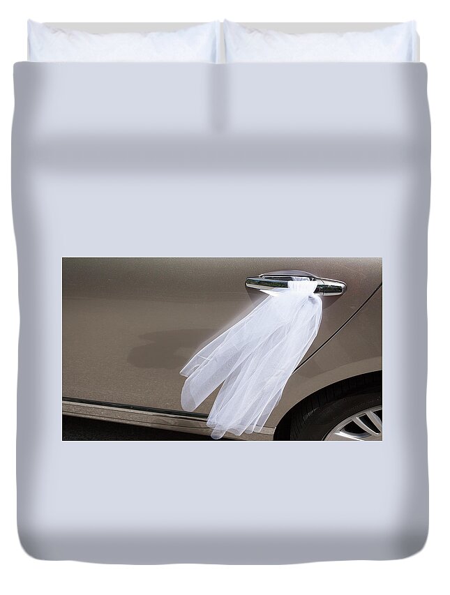 Wedding Duvet Cover featuring the photograph Wedding Bently by Jim Whitley