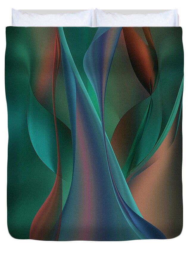 Remeber Duvet Cover featuring the digital art Whenever I Remember It by Leo Symon