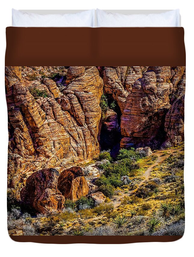  Duvet Cover featuring the photograph Where I Wander by Rodney Lee Williams
