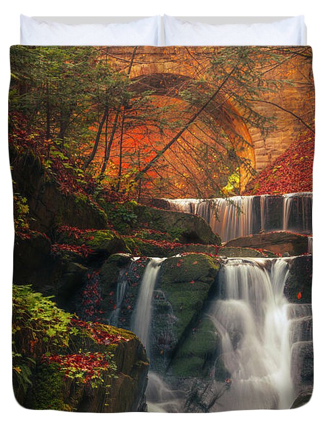Bulgaria Duvet Cover featuring the photograph Where Magic Is Real by Evgeni Dinev