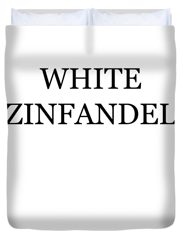 Halloween Duvet Cover featuring the digital art White Zinfandel Wine Costume by Flippin Sweet Gear